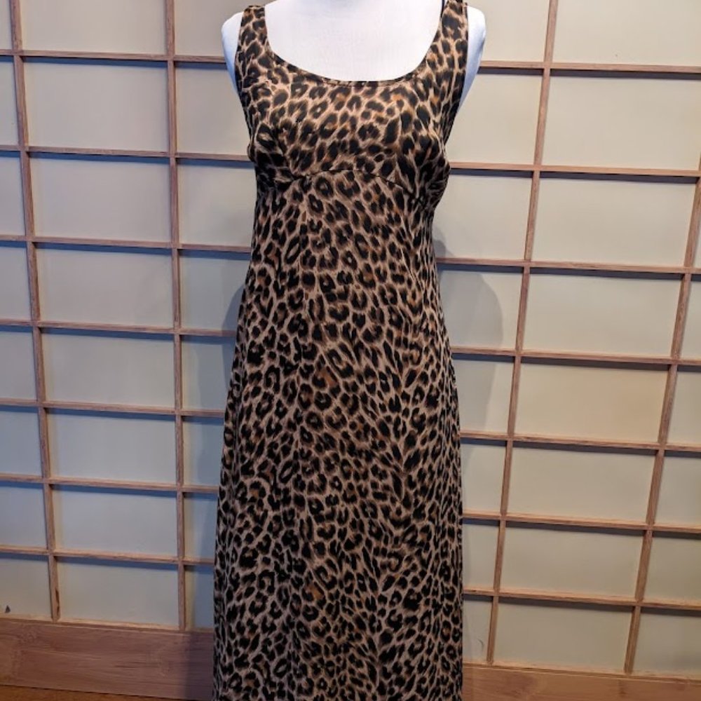 Mystic Animal Print Women Maxi Dress. size L